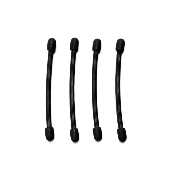 3" BLACK - 4 PACK